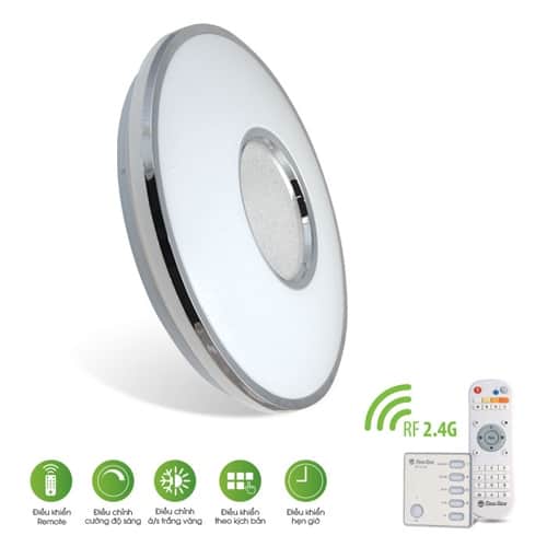 Đèn LED ốp trần Rạng Đông 40W – điều khiển Remote D LN19L