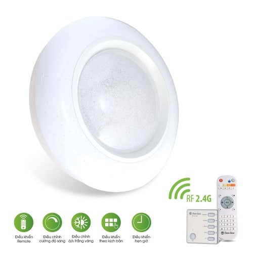 Đèn LED ốp trần Rạng Đông 40W – điều khiển Remote D LN20L