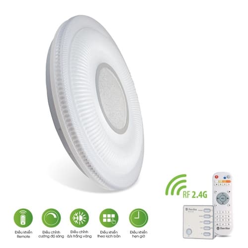 Đèn LED ốp trần Rạng Đông 40W – điều khiển Remote D LN21L