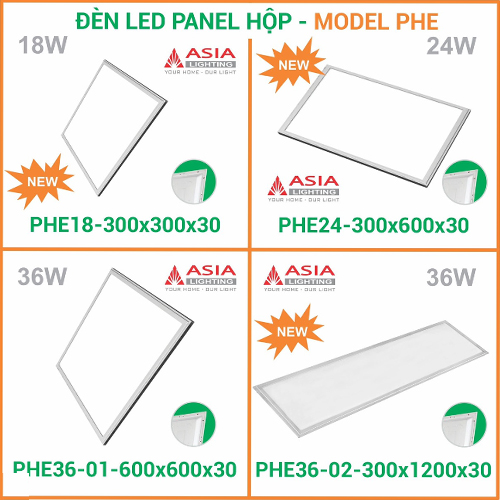 Đèn LED Panel Asia 18W 30×30 PHE18